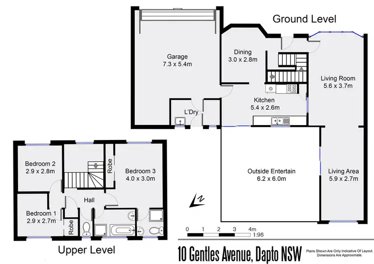 Floorplan of Homely house listing, 10 Gentles Ave, Dapto NSW 2530