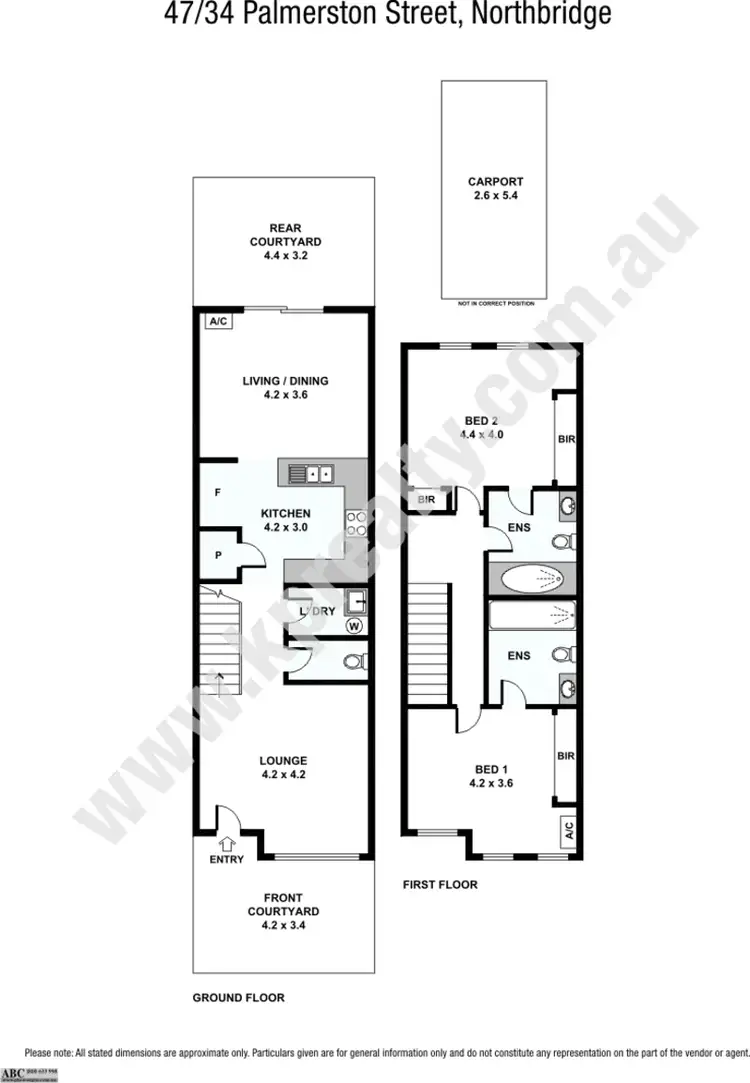 Floorplan of Homely apartment listing, 47/34 Palmerston Street, Perth WA 6000