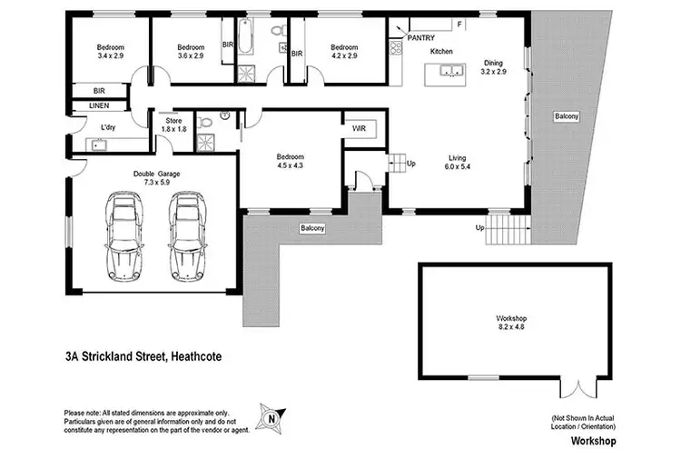 Floorplan of Homely house listing, 3A Strickland Street, Heathcote NSW 2233