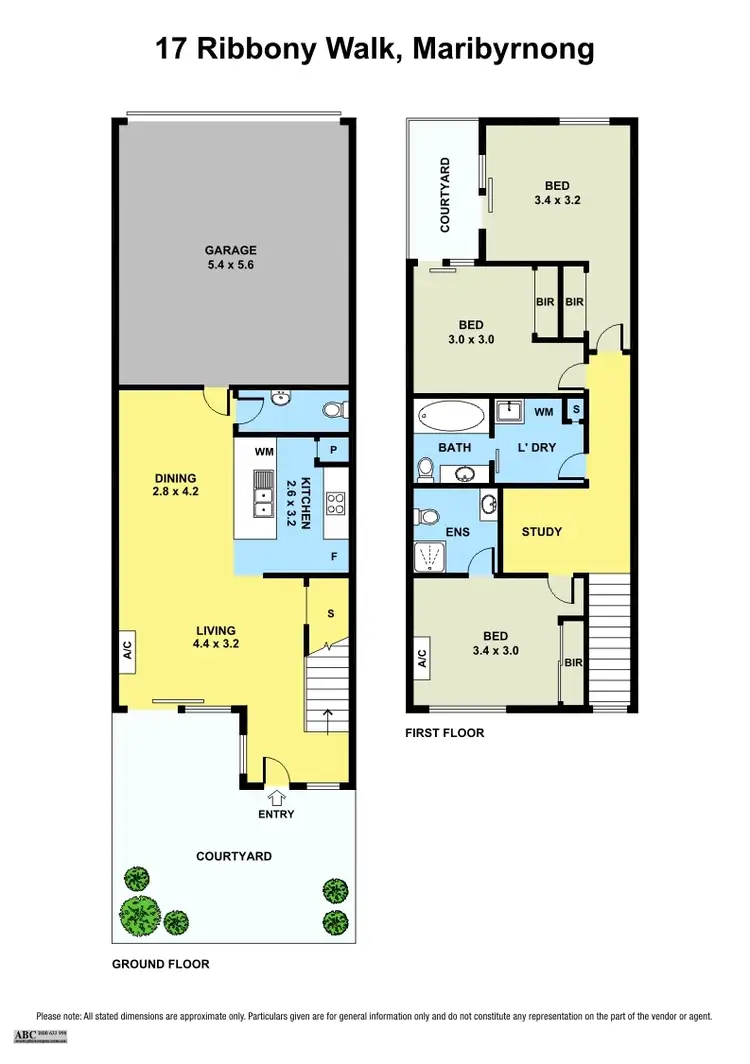 Floorplan of Homely townhouse listing, 17 Ribbony Walk, Maribyrnong VIC 3032