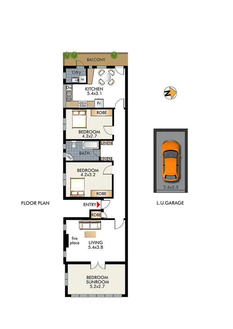 Floorplan of Homely apartment listing, 2/19 Imperial Avenue, Bondi NSW 2026