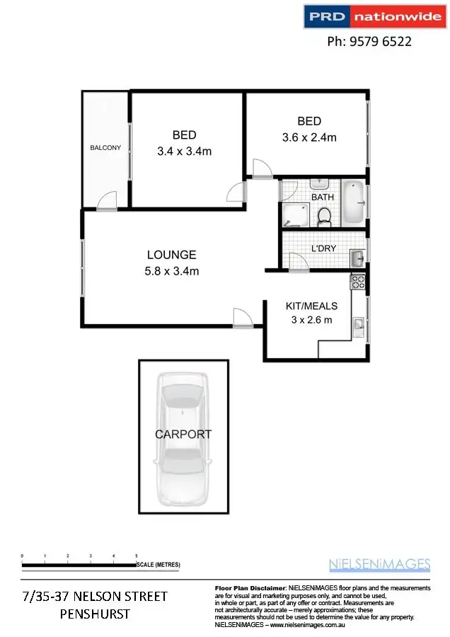 Floorplan of Homely unit listing, 7/35-37 Nelson Street, Penshurst NSW 2222