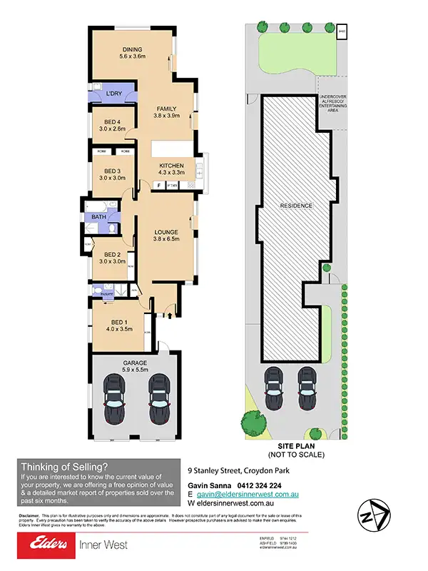 Floorplan of Homely house listing, 9 Stanley Street, Croydon Park NSW 2133