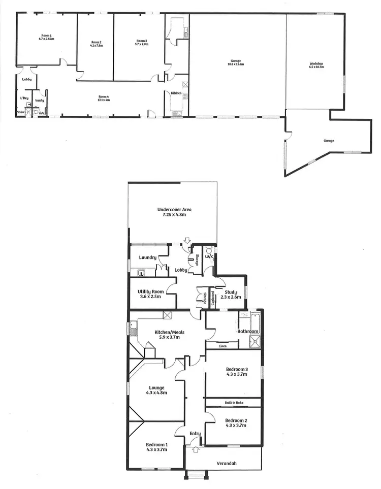 Floorplan of Homely house listing, 7 Marchand Street, Murray Bridge SA 5253