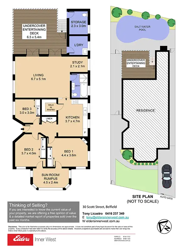 Floorplan of Homely house listing, 30 Scott Street, Belfield NSW 2191