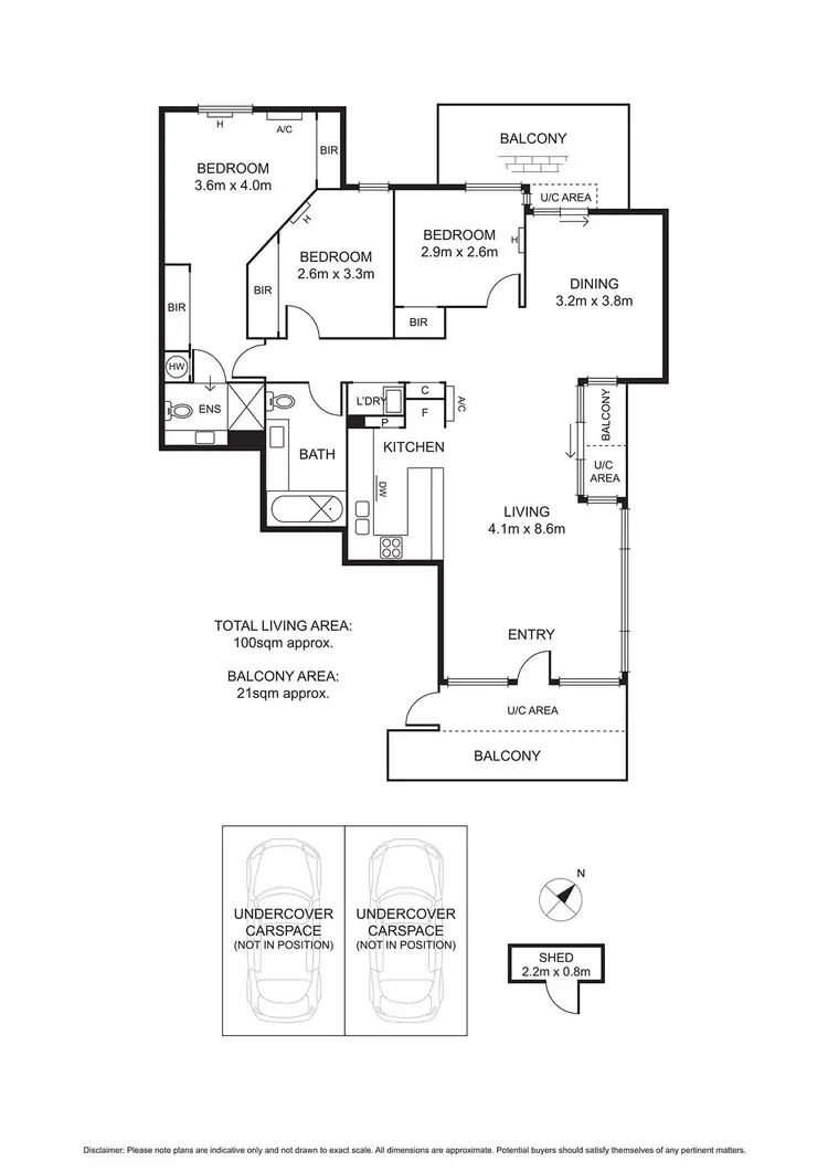 Floorplan of Homely apartment listing, 20/33 Princes Street, Port Melbourne VIC 3207