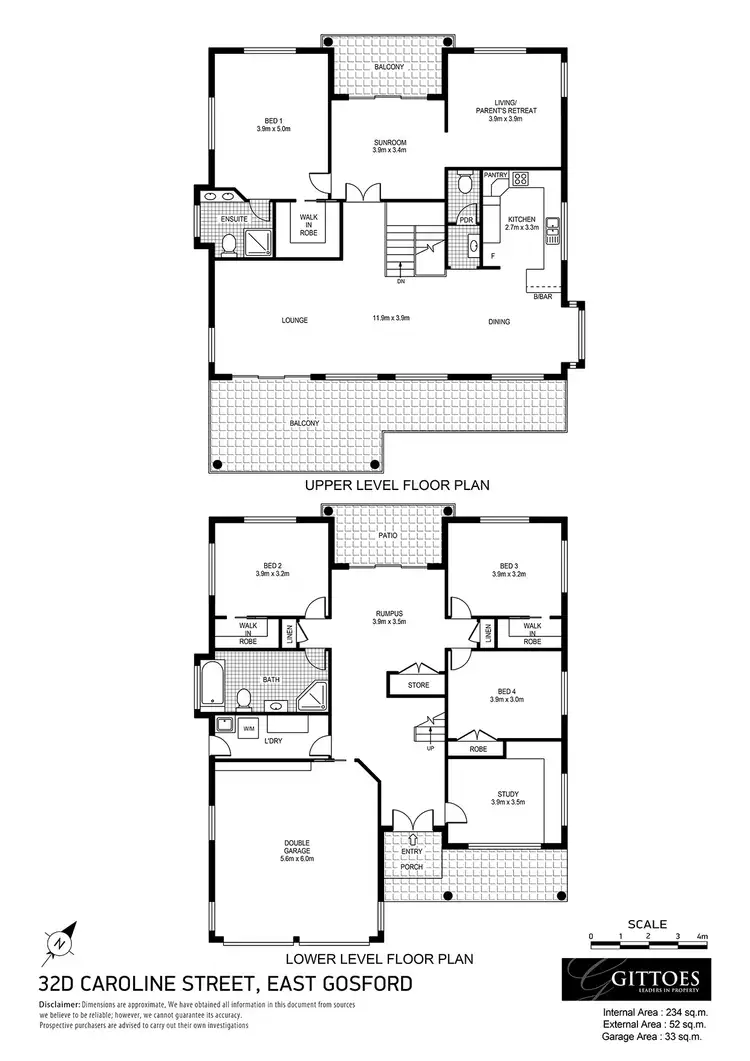 Floorplan of Homely house listing, 32D Caroline Street, East Gosford NSW 2250