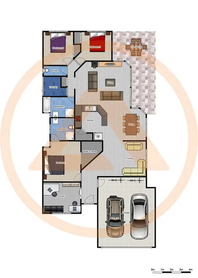 Floorplan of Homely house listing, 13 Cardinal Street, Heritage Park QLD 4118