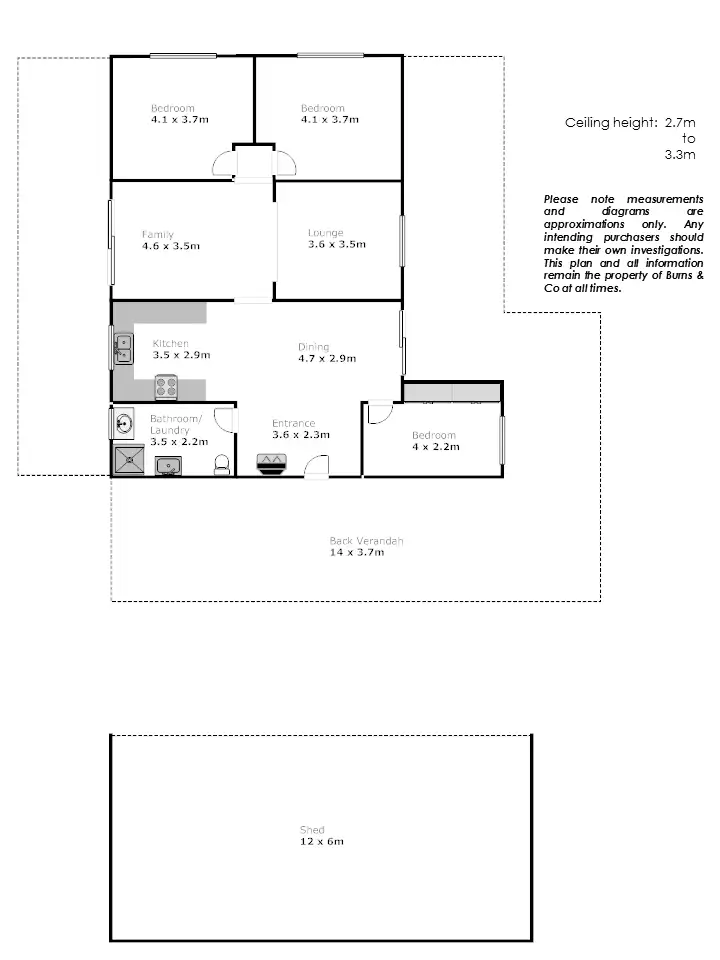 Floorplan of Homely house listing, 2801 Eleventh Street, Irymple VIC 3498