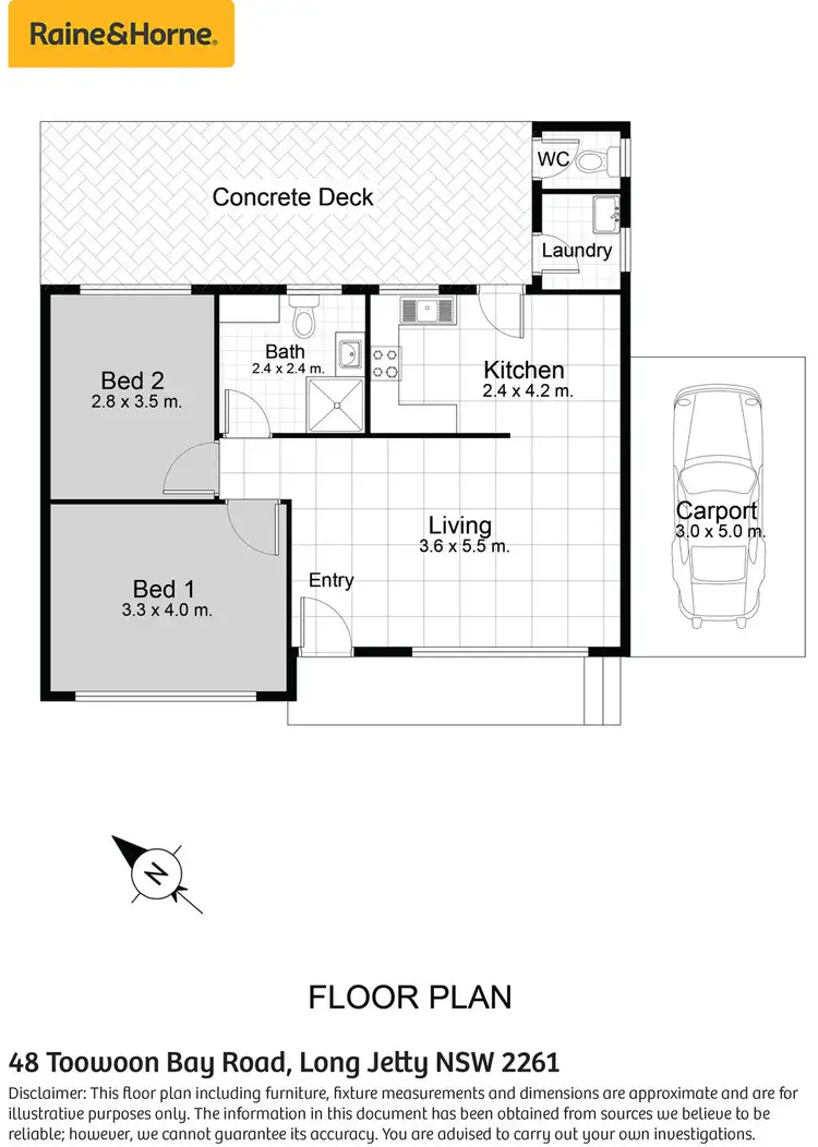 Floorplan of Homely house listing, 48 Toowoon Bay Road, Long Jetty NSW 2261