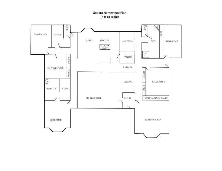 Floorplan of Homely rural property listing, 2376 Red Bluff Road, Bordertown SA 5268
