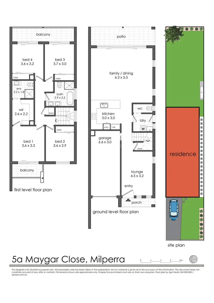 Floorplan of Homely house listing, 5a Maygar Close, Milperra NSW 2214