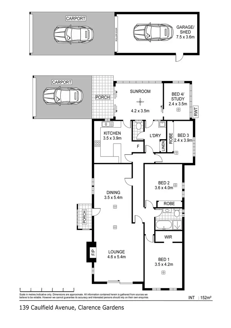 Floorplan of Homely house listing, 139 Caulfield Avenue, Clarence Gardens SA 5039