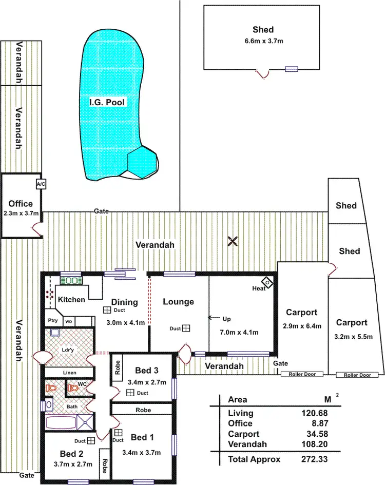 Floorplan of Homely house listing, 4 Weathers Street, Elizabeth East SA 5112