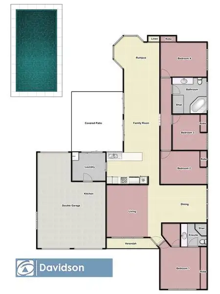 Floorplan of Homely house listing, 6 Martindale Court, Wattle Grove NSW 2173