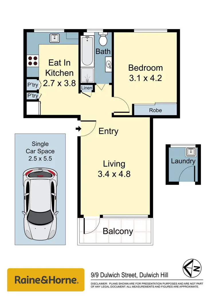 Floorplan of Homely apartment listing, 9/9-11 Dulwich Street, Dulwich Hill NSW 2203
