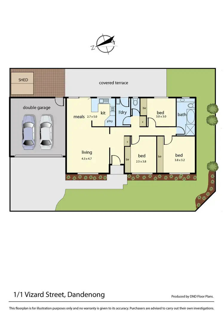 Floorplan of Homely unit listing, 1/1 Vizard Street, Dandenong VIC 3175