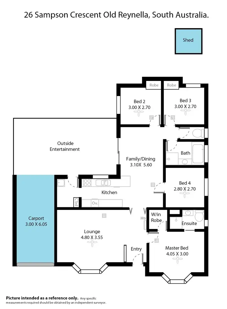 Floorplan of Homely house listing, 26 Sampson Crescent, Old Reynella SA 5161