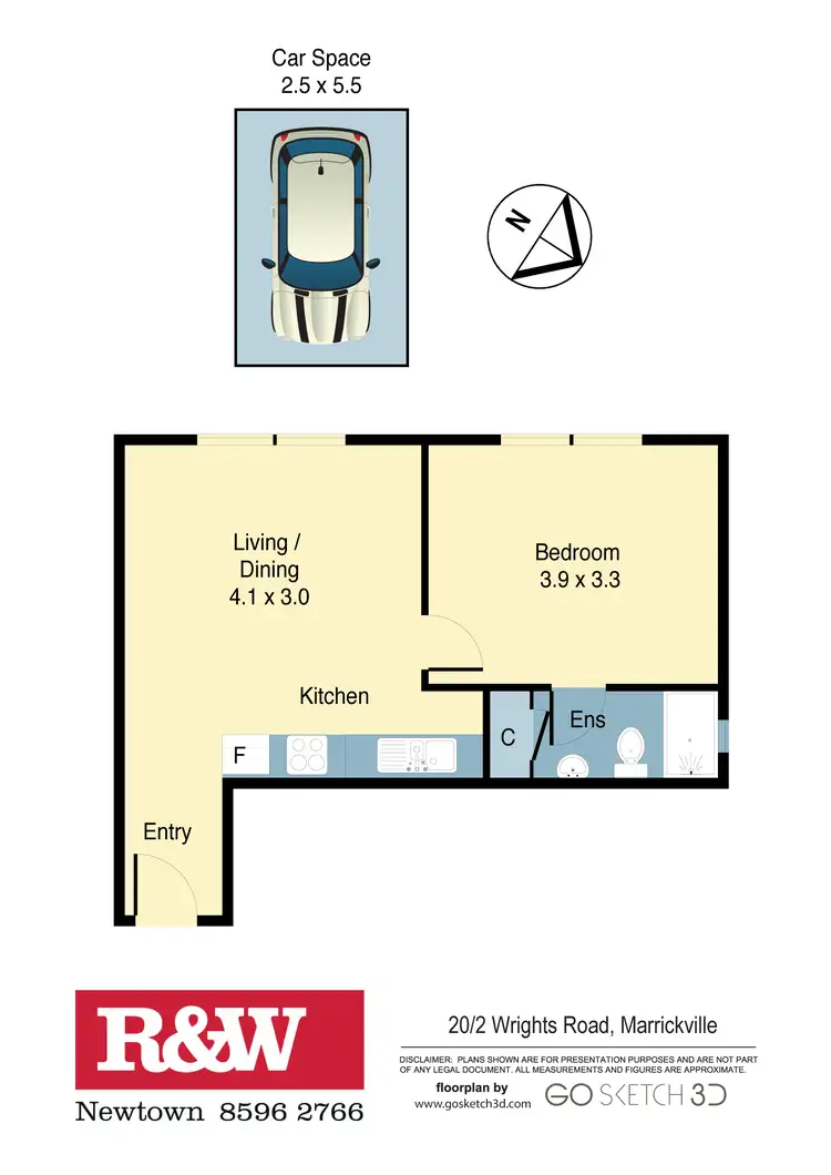 Floorplan of Homely unit listing, 20/2-4 Wrights Avenue, Marrickville NSW 2204