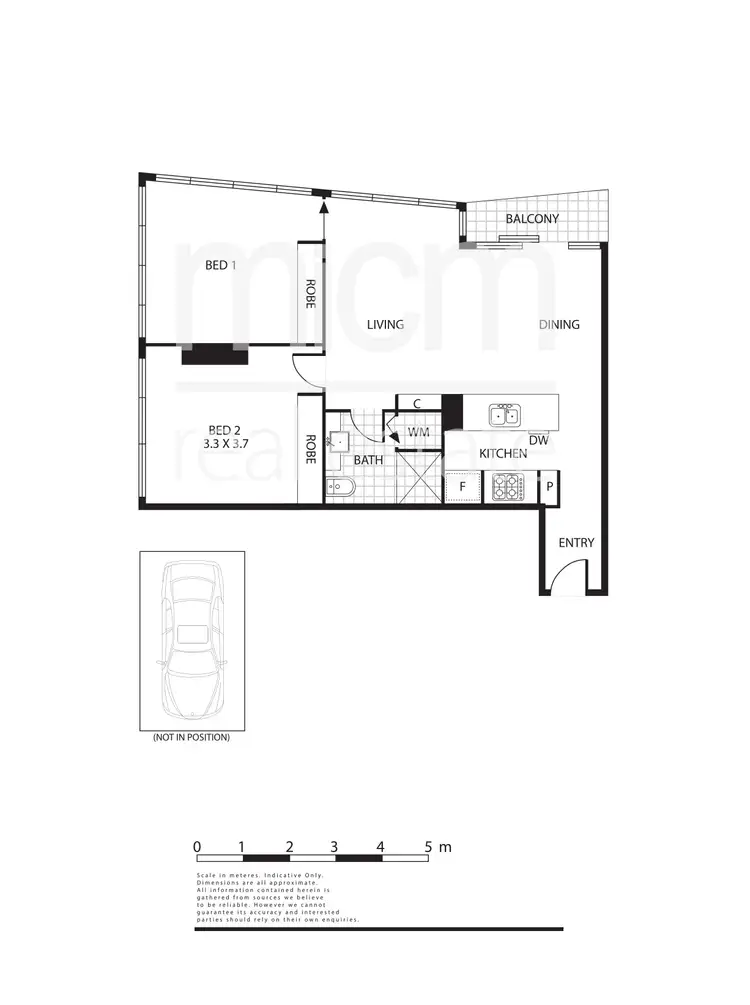 Floorplan of Homely apartment listing, 2205/180 City Road, Southbank VIC 3006