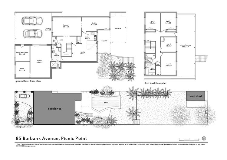 Floorplan of Homely house listing, 85 Burbank Avenue, Picnic Point NSW 2213
