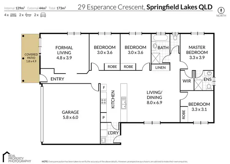 Floorplan of Homely house listing, 29 Esperence Crescent, Springfield Lakes QLD 4300