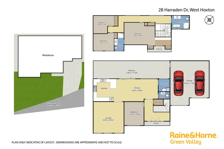 Floorplan of Homely house listing, 2B Harraden Drive, West Hoxton NSW 2171