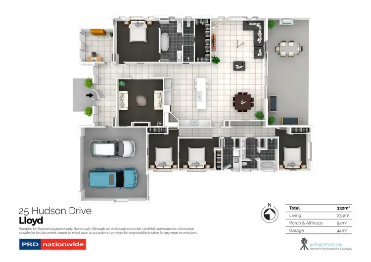 Floorplan of Homely house listing, 25 Hudson Drive, Lloyd NSW 2650