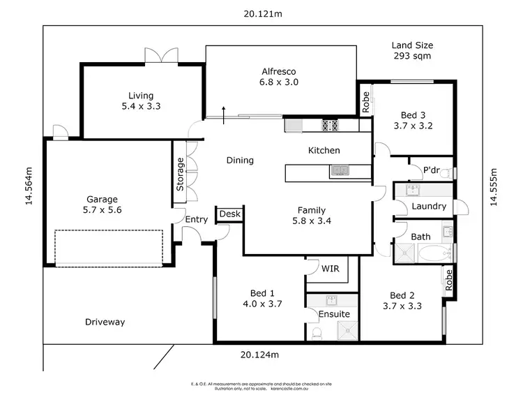 Floorplan of Homely house listing, 33B Manchester Street, Victoria Park WA 6100