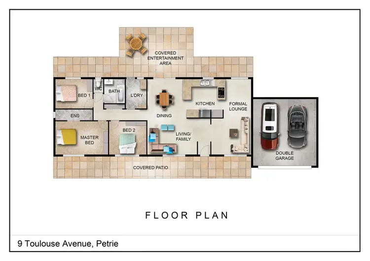 Floorplan of Homely house listing, 9 Toulouse Avenue, Petrie QLD 4502