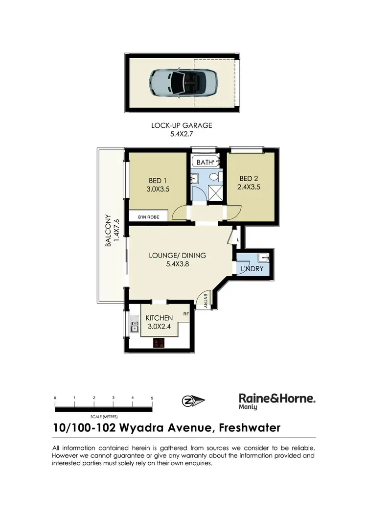 Floorplan of Homely apartment listing, 10/102 Wyadra Avenue, Freshwater NSW 2096