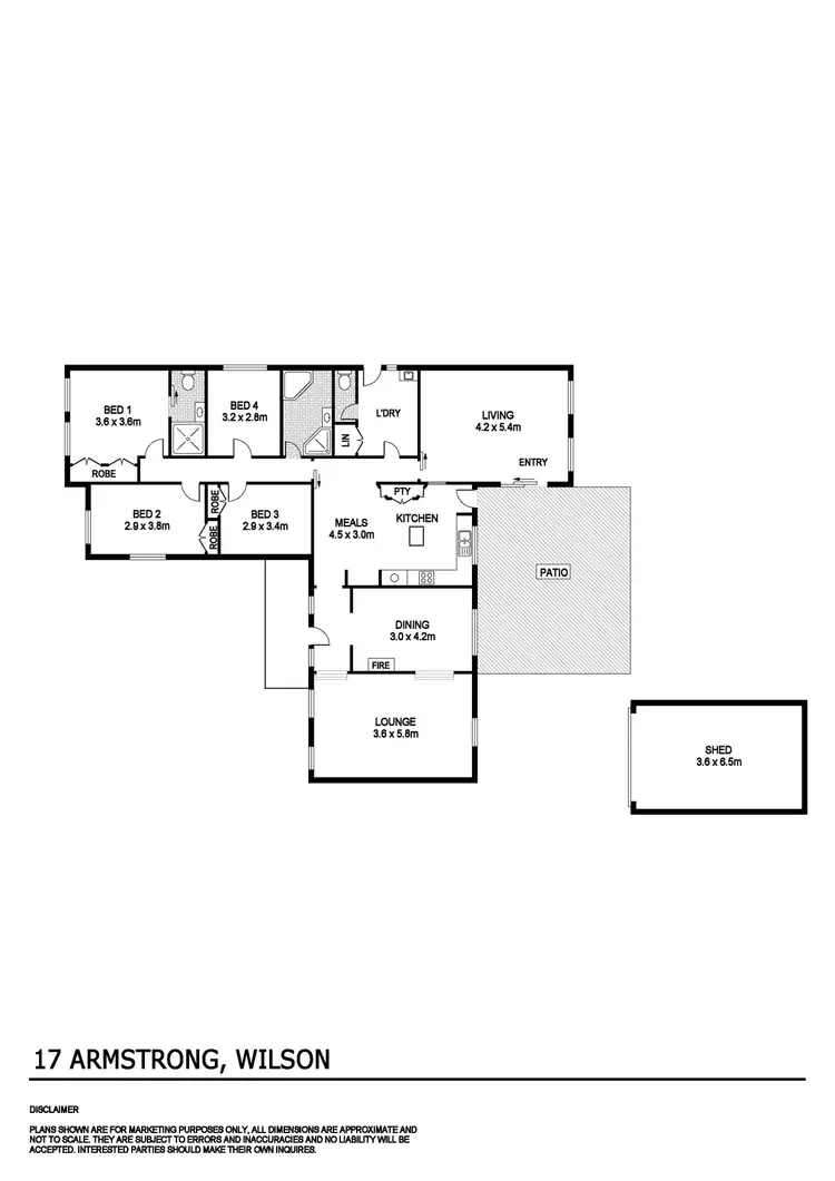 Floorplan of Homely house listing, 17 Armstrong Road, Wilson WA 6107