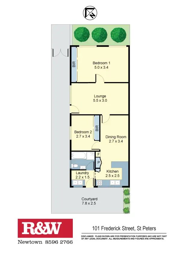 Floorplan of Homely house listing, 101 Frederick Street, St Peters NSW 2044