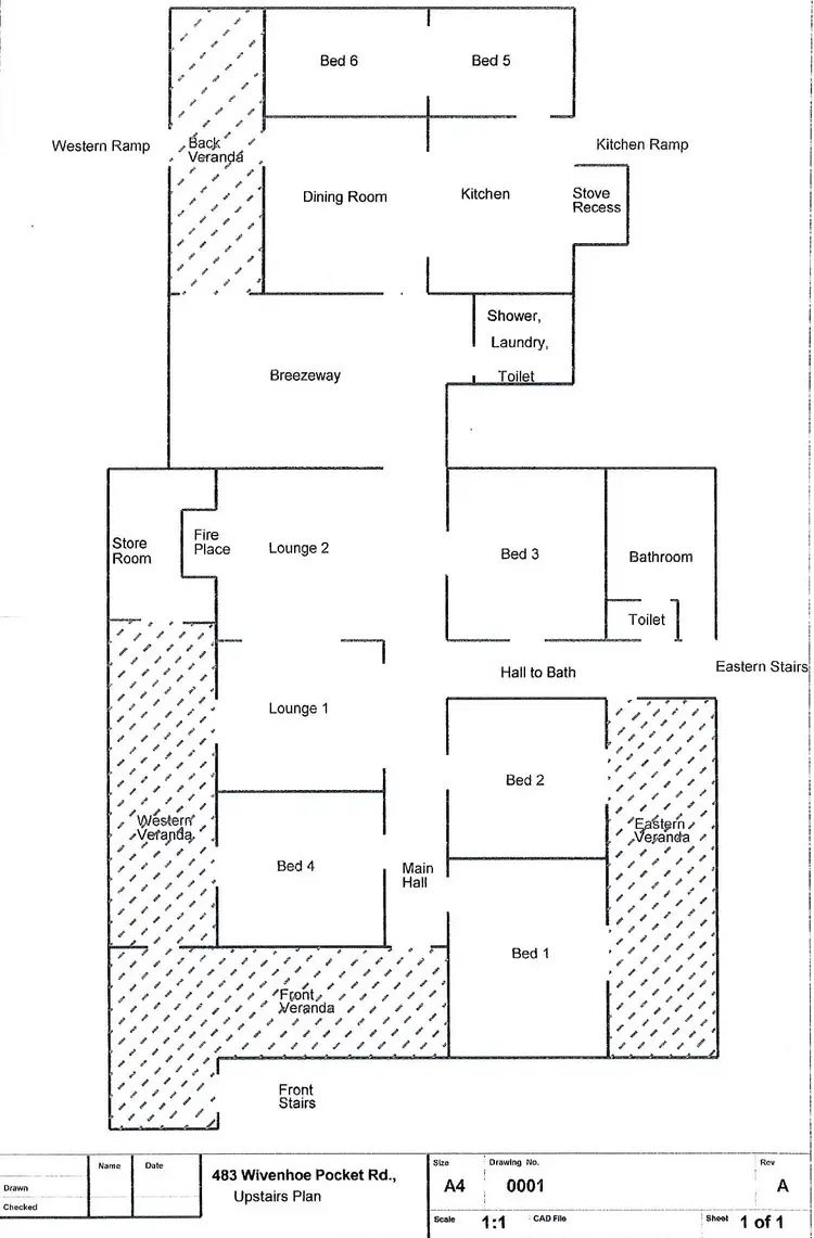 Floorplan of Homely house listing, 483 Wivenhoe Pocket Road, Wivenhoe Pocket QLD 4306