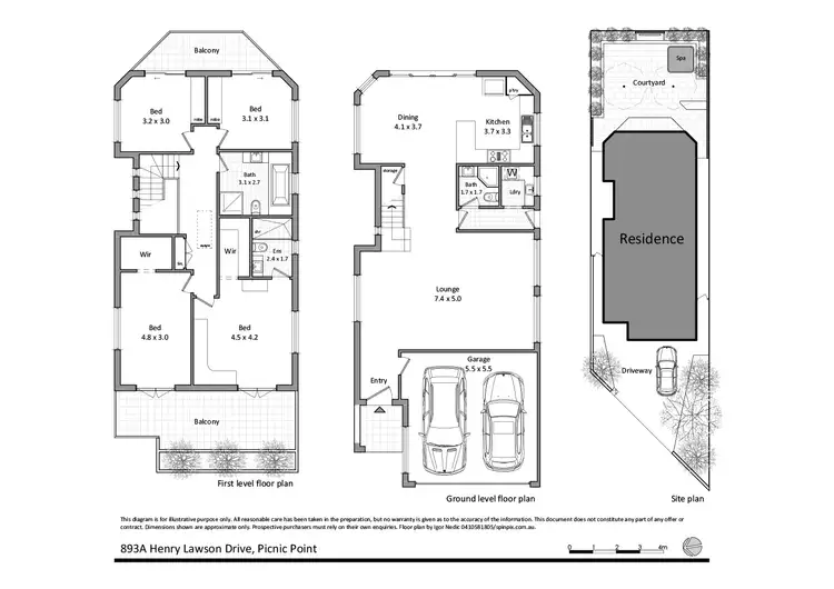 Floorplan of Homely house listing, 893a Henry Lawson Drive, Picnic Point NSW 2213