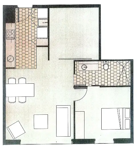 Floorplan of Homely apartment listing, 1511/22-24 Jane Bell Lane, Melbourne VIC 3000