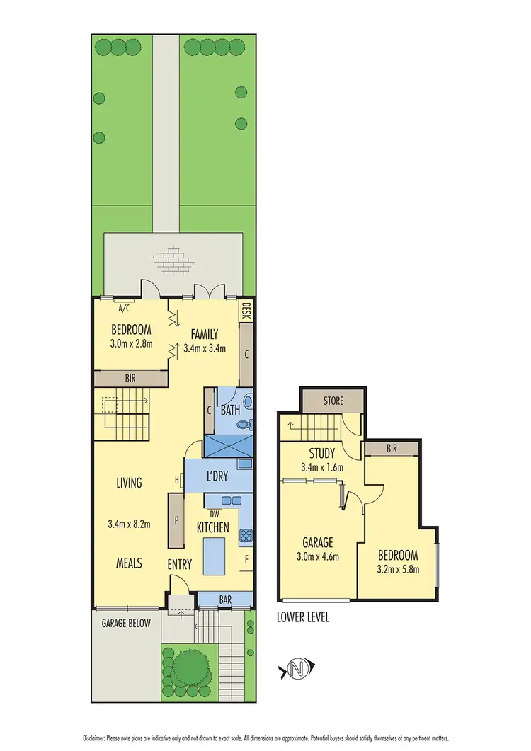 Floorplan of Homely townhouse listing, 13/8 The Strand, Williamstown VIC 3016