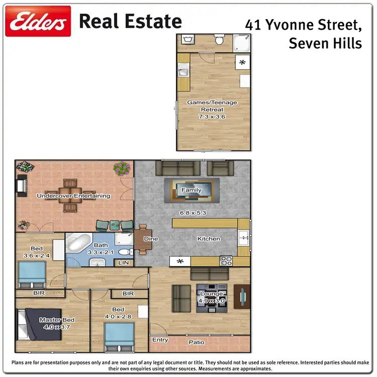 Floorplan of Homely house listing, 41 Yvonne Street, Seven Hills NSW 2147