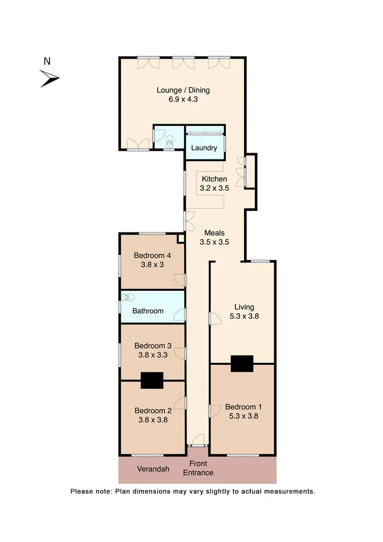 Floorplan of Homely house listing, 318 Errard Street South, Ballarat VIC 3350