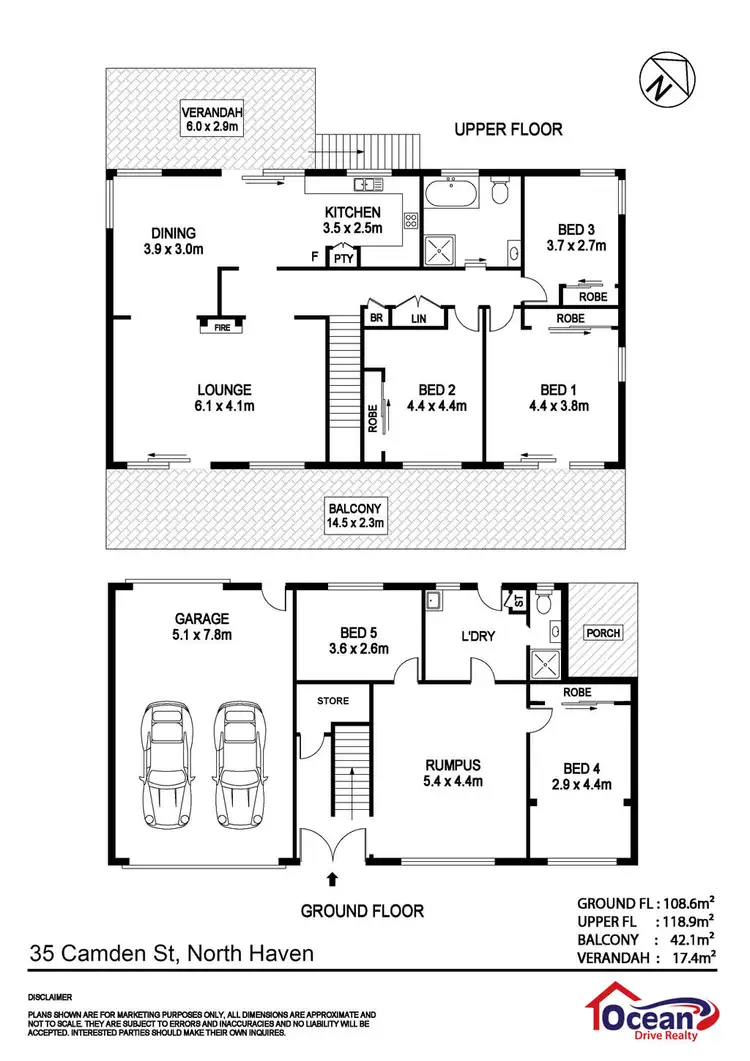 Floorplan of Homely house listing, 35 Camden Street, North Haven NSW 2443