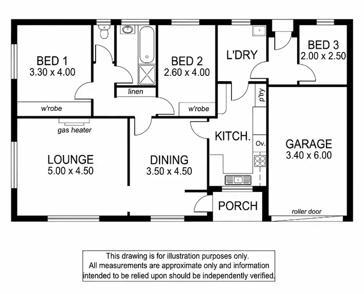 Floorplan of Homely house listing, 1/8 Arbor Street, Mount Gambier SA 5290