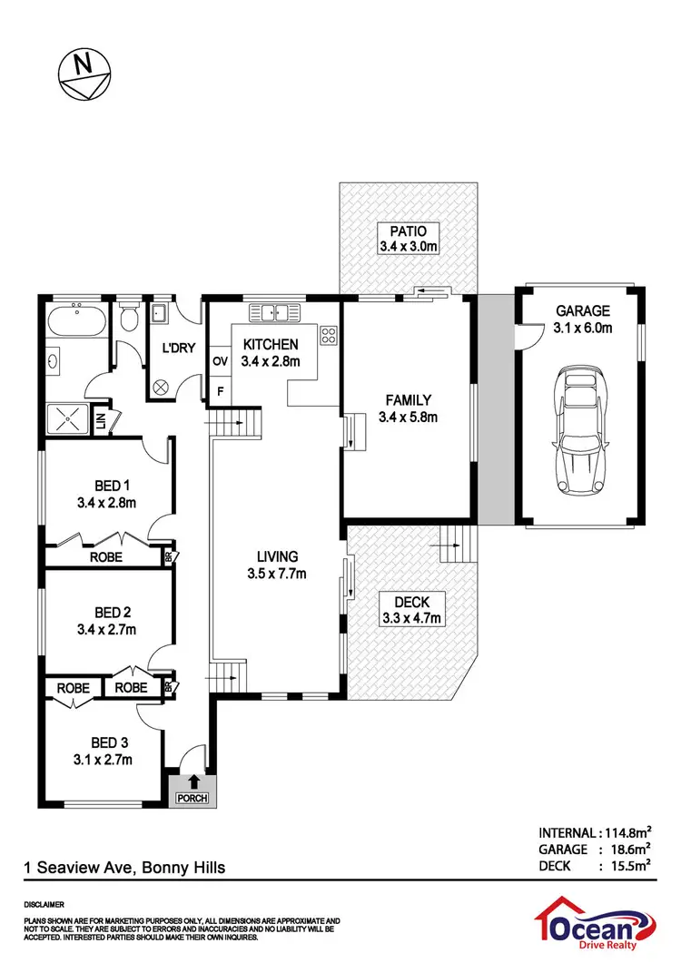 Floorplan of Homely house listing, 1 Seaview Street, Bonny Hills NSW 2445