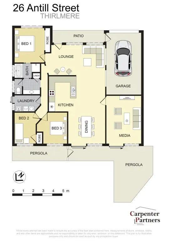 Floorplan of Homely house listing, 26 Antill Street, Thirlmere NSW 2572