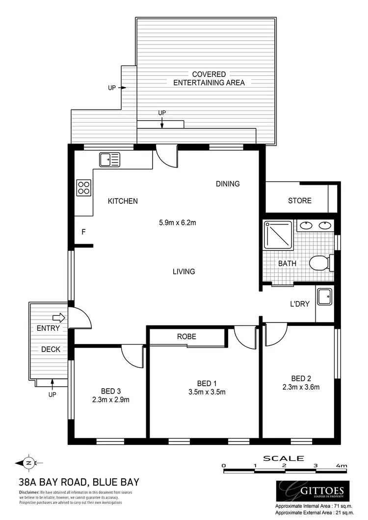 Floorplan of Homely house listing, 38A Bay Road, Blue Bay NSW 2261