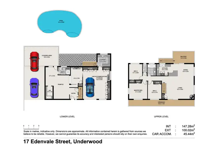 Floorplan of Homely house listing, 17 EDENVALE STREET, Underwood QLD 4119