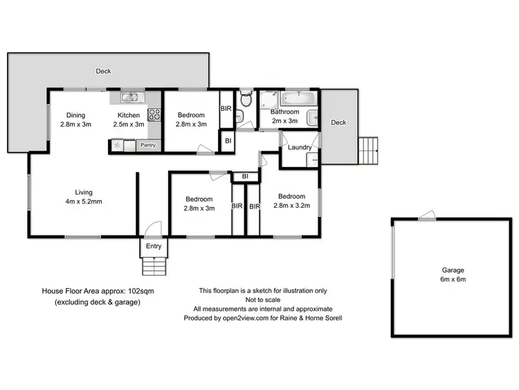 Floorplan of Homely house listing, 26 Alexander Circle, Campania TAS 7026