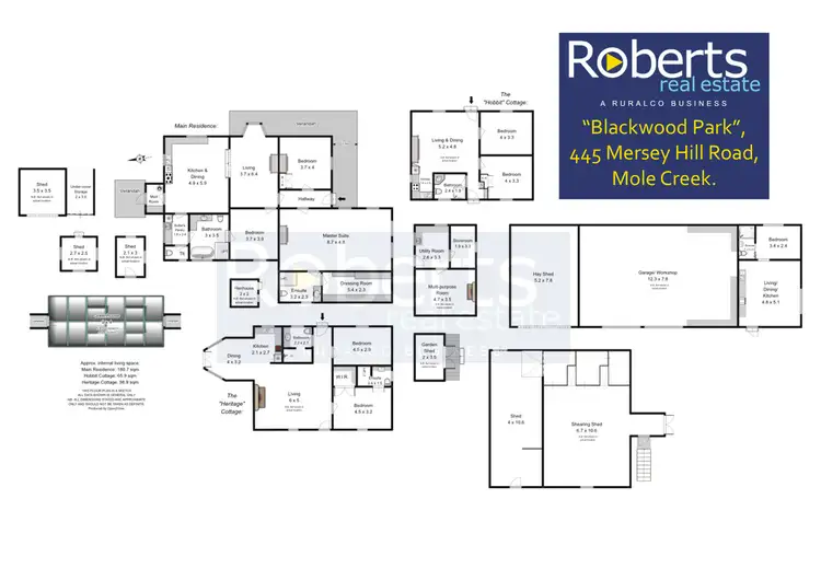 Floorplan of Homely house listing, 445 Mersey Hill Road, Mole Creek TAS 7304