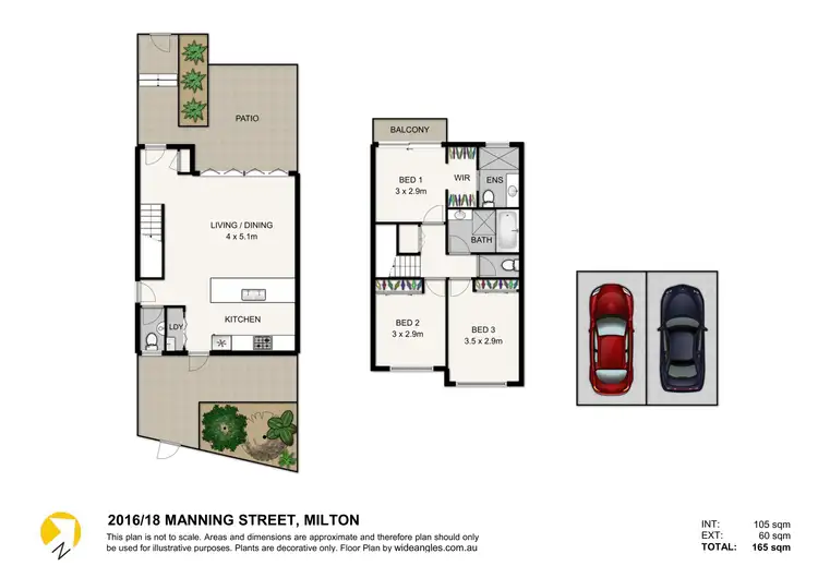 Floorplan of Homely unit listing, 2016/18 Manning Street, Milton QLD 4064