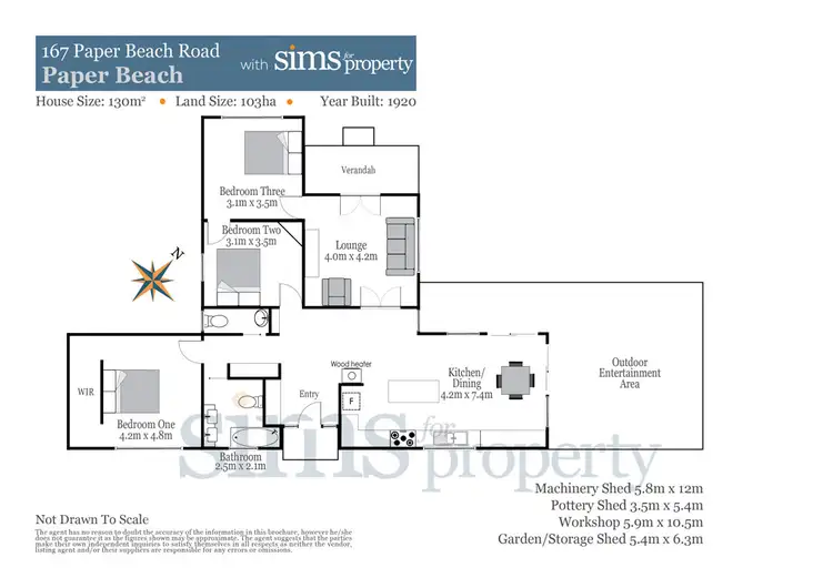 Floorplan of Homely house listing, 167 Paper Beach Road, Swan Point TAS 7275