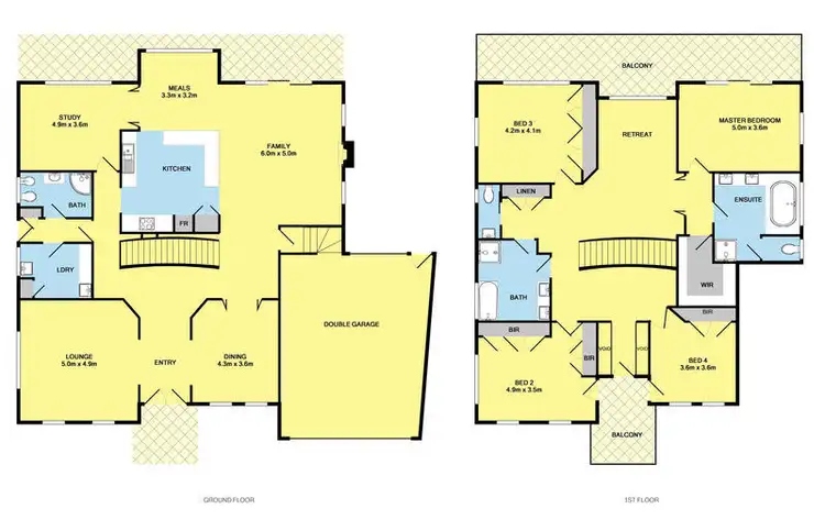 Floorplan of Homely house listing, 6 Horizon Court, Highton VIC 3216